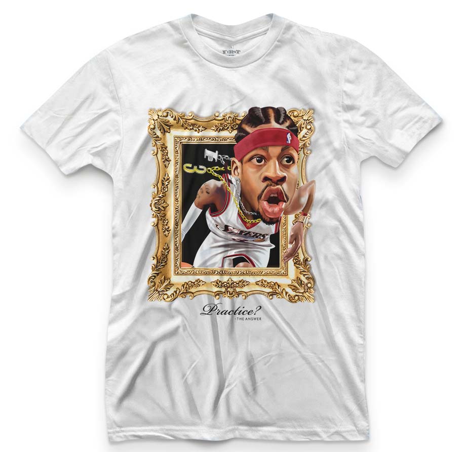 Allen Iverson Framed Toon Tee