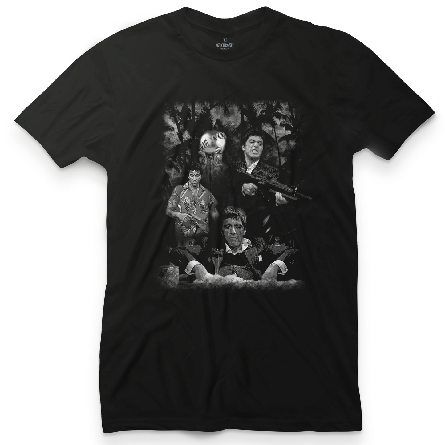 black and white scarface