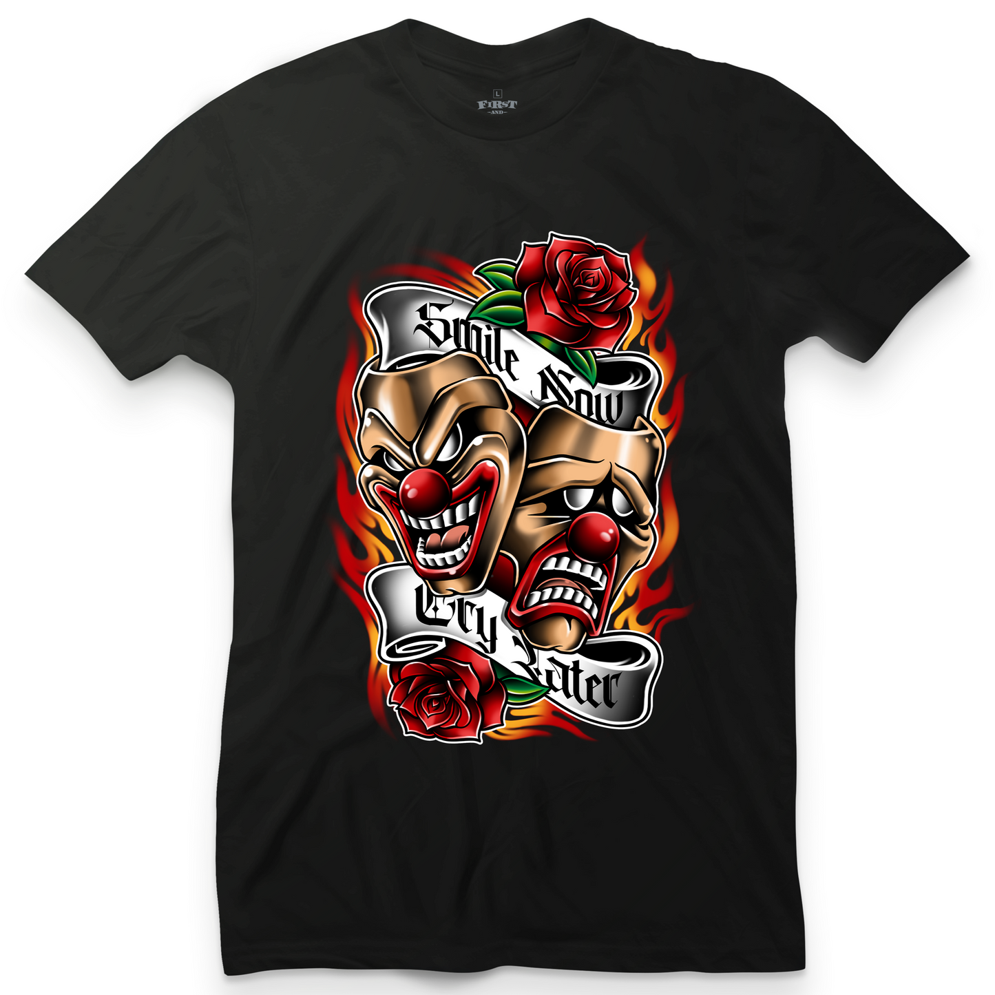 smile now cry later shirts