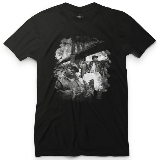 Biggie Canvas Black & White Tee