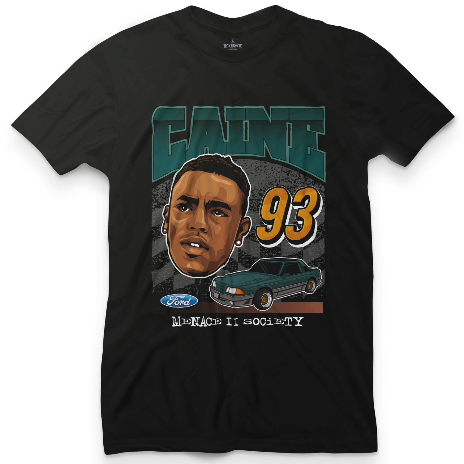 Caine Mustang 90s Tee