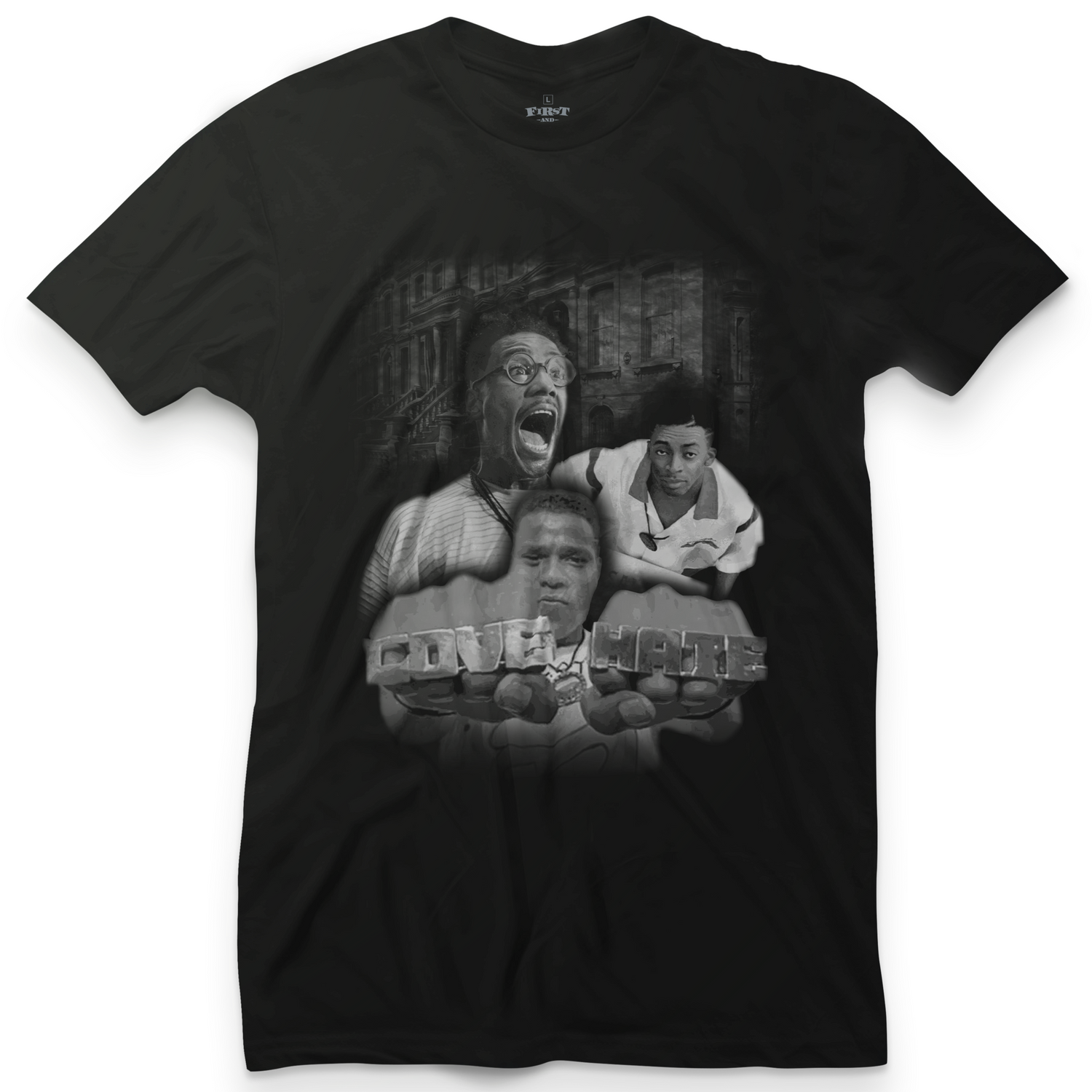 Do The Right Thing Canvas Black & White Tee