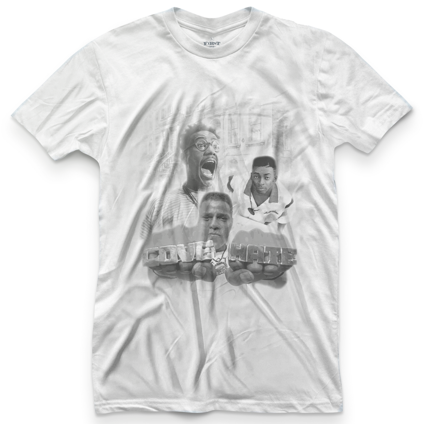 Do The Right Thing Canvas Black & White Tee