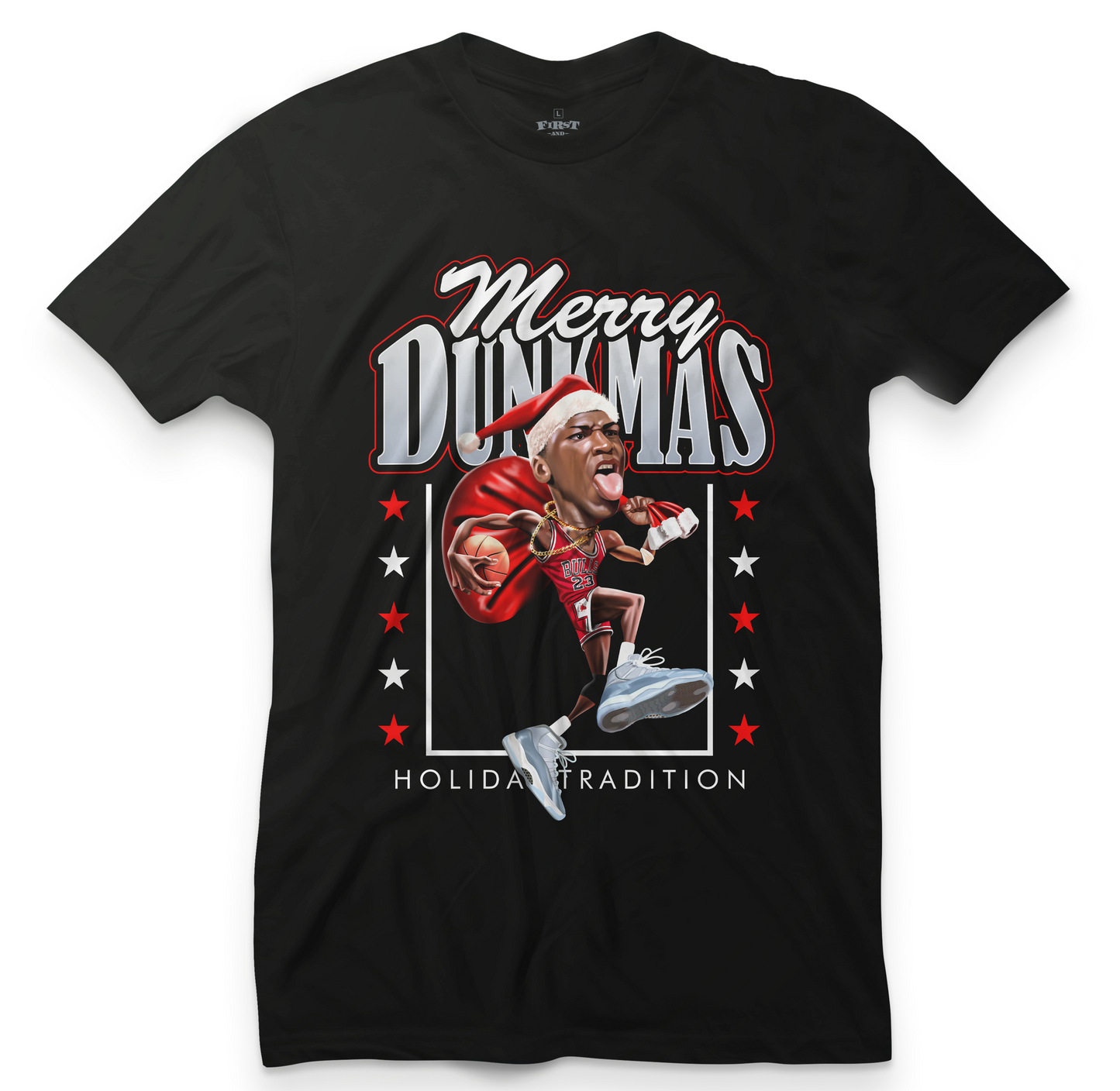 MJ Dunkmas Holiday Tradition Cool Grey 11's Tee