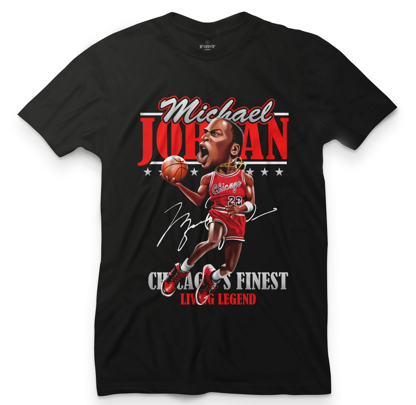 MJ Toon Chicago's Finest Bred Tee