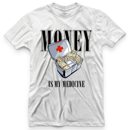 Money Is My Medicine Box Tee