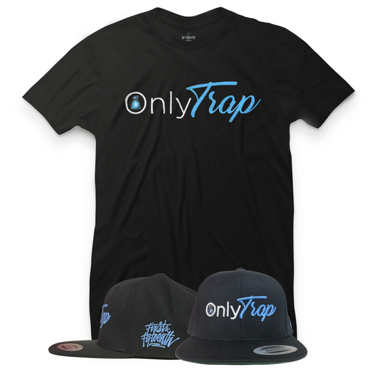 Only Trap Tee and Snapback Hat Combo